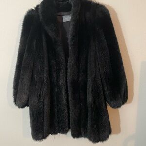 Jordache Luxurious Black Teddy Jacket